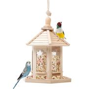 Mangeoire à Bois | Distributeur De Nourriture pour | Alimentateur d'arbre | Ornement Décoratif pour Patio | Mangeoire pour Animaux Sauvages avec pour Écureuils pour Ester