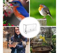 Mangeoire à cailles, mangeoire à cailles sans déchets Distributeur d'eau | Tasse d'alimentation Pour accessoires de Cage, fournitures pour oiseaux de compagnie, perruches, ca