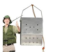 Mangeoire à carpe - Lanceur d'appâts inférieur à point fixe | Outil de nidification facile à libérer et léger pour poisson-chat, rivières, étangs, crabes