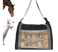 Mangeoire à cheval - Conteneur portable pour nourriture pour chevaux | Récipient de stockage de foin résistant à l'eau, sac à foin à alimentation lente pour animaux domestiques