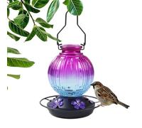 Mangeoire à colibri étanche à 5 ports Perchoir décoratif | Petite mangeoire pour oiseaux sauvages pour l'extérieur pour les amoureux des animaux, paysagistes, jardins, jardin, balcon