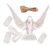 Mangeoire à colibris anti-fuite pour colibris - Petite mangeoire à oiseaux pour terrasse, jardin, balcon, décoration de fenêtre