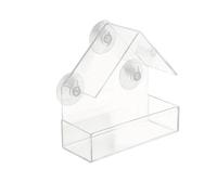 Mangeoire à colibris en Cage d Oiseau Acrylique Murale Articles pour Animaux domestiques avec Vue 360 Outil Observation des Oiseaux et Accessoire décoratif Jardin Maison