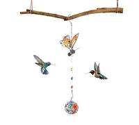 Mangeoire À Colibris Extérieure - Mangeoire Décorative Carillon À Vent,Abreuvoir Carillon À Vent pour Oiseaux-Mouches | pour Les Cours, Jardins, Pelouse, Allées, Chemins Et Fêtes