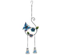 Mangeoire à colibris pour carillons, crochets de décoration pour plantes, sonnettes éoliennes à suspendre en plein air pour oiseaux