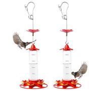 Mangeoire à colibris pour fourmis, mangeoires à colibris pour suspensions extérieures | 2 pièces mangeoires pour oiseaux sauvages mangeoires pour colibris | Mangeoire à colibris de jardin Portable, ma