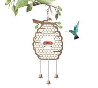 Mangeoire à Colibris pour Jardin,Forme en Nid d'abeille | Mangeoire À Colibris pour Extérieur | pour Jardin Extérieur Balcon Terrasse Arrière-Cour et Véranda