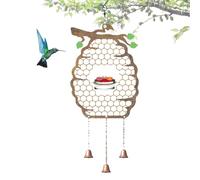 Mangeoire à Colibris pour Jardin | Forme en Nid d'abeille,Mangeoire à Colibris pour Patio - pour l'Extérieur Le Jardin Le Patio la Cour l'Arrière-Cour l'arbre Le Balcon et la