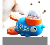 Mangeoire à collation stimulante, jouet d'activité puzzle en forme de canard, libération lente avec ouverture, jouet d'exercice mental pour chiens curieux, distributeur de récompense roulant avec