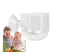 Mangeoire à d'aquarium - Mangeoire à poissons en saumure vivante pour vivantes, ventouse puissante pour décoration de paysage aquatique, alimentation d'aquarium