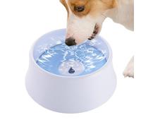Mangeoire à eau lente pour chiens, gamelle sans éclaboussures | Bol d'alimentation pour animaux de compagnie Slow Zero Splash de 1200 ml | Plat anti-déversement pour chats et chiots, bol anti-goutte d
