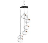 Mangeoire à Eau pour colibris, mangeoires pour colibris | Ensemble de 6 carillons éoliens extérieurs mangeoire à Eau pour | Jays Robins Sparrows Mangeoire d'observation des Oiseaux Sauvages p