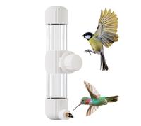 Mangeoire à eau pour oiseaux - Abreuvoir automatique pour perroquet - Cage anti-fuite de type grève pour pinson, geai bleu, mésange, perroquet, canari intérieur et extérieur