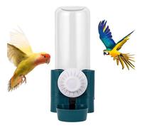 Mangeoire à eau pour oiseaux d'extérieur - 500 ml - Mangeoire automatique pour cage à oiseaux, mangeoires d'eau durables pour oiseaux, perroquets, hamsters, cochons d'Inde