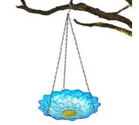 Mangeoire à eau pour oiseaux, distributeur de nourriture à suspendre | Bol de bain pour oiseaux | Pour perruche et colibri observation du jardin, balcon, cour, clôture, terrasse, terrasse