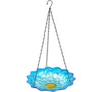 Mangeoire à eau pour oiseaux, distributeur de nourriture à suspendre - Design pétales de fleurs | Pour perruche et colibri observation à l'extérieur du balcon, cour, clôture, terrasse, terrasse