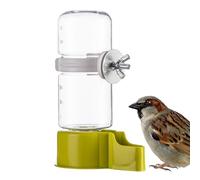 Mangeoire À Eau Pour Oiseaux Pour Cage - Mini Hydratation Pour Perroquets De 140 Ml, Eau Portable Pour Animaux De Compagnie | Conception Compacte Verte, Matériau Léger Et Sûr, Mangeoire À Plateau Amov