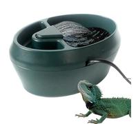 Mangeoire à eau pour reptiles, fontaine à boire pour reptiles - Fontaine à boire en cascade de serpent avec pompe - Réservoir d'alimentation pour reptiles 2 en 1, accessoires d'alimentation pour serpe