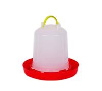 Mangeoire à eau pour volaille - Structure simple - Conteneurs d'eau pour poulets et oiseaux - Mains libres - Fontaine d'arrosage pour volaille