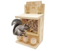 Mangeoire à écureuil pour arbre, mangeoire de table de pique-nique écureuil | 3 Tabourets de bar de noix Mangeoire à écureuils Mangeoires de fenêtre écureuils,Mangeoire à écureuil grand c