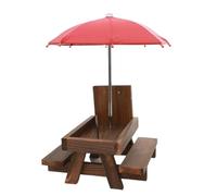 Mangeoire À Écureuils,Accessoires d'alimentation Animaliers Résistants Aux Intempéries,Table d'alimentation À Écureuils avec Parasol - pour Oiseau Cour Jardin