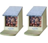 Mangeoire à écureuils en Bois (Lot de 2)