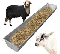 Mangeoire à foin en métal pour vache, grande capacité pour pâturage - Idéal pour nourrir les chevaux, les moutons, les veaux et les chèvres - 100 cm