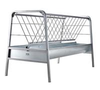 Mangeoire à Foin pour Bétail -VEVOR-Capacité de 109,1 Lavec Bac d'alimentation Plus Profond-1471 x 705 x 862,39 mm