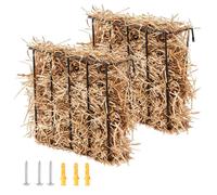 Mangeoire à Foin pour Bétail-VEVOR-Capacité de 109 L-608,56 x 503,71 x 835,78 mm-Râtelier à Foin pour Chèvre en Acier Robuste