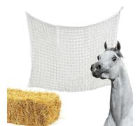 Mangeoire à foin pour cheval - Filet à foin rectangulaire à vitesse lente pour chevaux | Sac à foin résistant aux déchirures avec trou de 3 cm, équipement portable pour éviter la perte, mangeoire à
