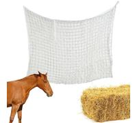 Mangeoire à foin pour chevaux, mangeoire à foin pour chevaux, sac à foin à alimentation lente, mangeoire rectangulaire suspendue pour remorques, pâturages, granges, poulains, fourniture