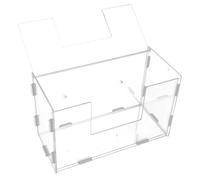 Mangeoire à Foin pour Lapin en Acrylique, Support Stable, Cage | Surface Lisse, Ralentit L’alimentation, Garde L’enclos Propre, Convient aux Lapins et Écureuils
