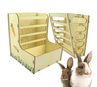 Mangeoire à foin pour lapins - Égouttoir à foin robuste pour lapins - pour chinchillas, hamster, hérisson, lapin, petits animaux de compagnie, furets, écureuils