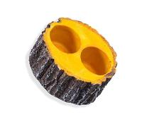 Mangeoire à grains de bois pour reptiles - Gamelle pour amphibiens et animaux domestiques - Distributeur d'eau pour terrarium - Pour lézards et reptiles