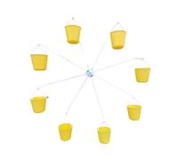 Mangeoire à Grande Roue pour Oiseaux - Mangeoire à pour Oiseaux, Station d'alimentation de Jardin, Roue d'alimentation décorative extérieure | Idéal pour perruches, Pie, Hirondelle, moineaux