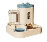 Mangeoire à gravité et Distributeur d'eau for Chat, mangeoire Automatique 2 en 1, Grande capacité, Auto-Alimentation for Chien de Petite et Moyenne Taille, Chiot, Chaton(Blue)
