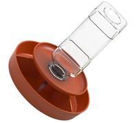 Mangeoire à herpetile à plusieurs niveaux avec recharge automatique et bouteille de surveillance transparente peu encombrante pour tortues, lézards, reptiles