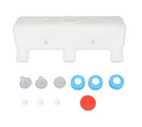 Mangeoire à Lait à 3 Tétines pour Petits Animaux, Biberon en Plastique et Silicone, équipement d'alimentation à Contrôle Intelligent pour Porcelets, Agneaux, Ensemble