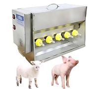 Mangeoire à lait automatique en acier inoxydable avec trou de source sonore, empêche les porcelets de couler, idéal pour les soins du bétail