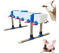 Mangeoire à lait d'agneau, mangeoires automatiques avec support, seau d'alimentation mural pour animaux allaitants, idéal pour une alimentation facile