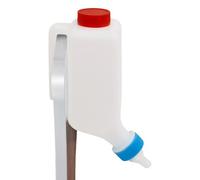 Mangeoire à Lait de chèvre - Distributeur de tétine Flexible en Caoutchouc, récipient d'allaitement en Plastique réutilisable | Outil d'élevage de Petits Animaux à poignée Ergonomique de 800ml, Outil