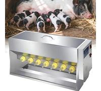 Mangeoire à lait de porc, machine d'alimentation automatique avec capacité de 15 L/20 L, acier inoxydable épais, idéal pour les porcelets et les soins du bétail