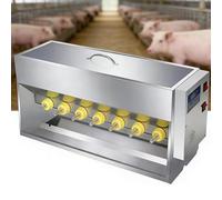 Mangeoire à lait en acier inoxydable avec son, capacité de 15/20 l, empêche la course, idéale pour nourrir les porcelets en toute sécurité et facilement