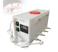 Mangeoire À Lait for Porcelets Double Face avec Contrôle Précis De La Température, Machine d'alimentation Automatique for Porcs avec Simulation Sonore, for Fermes Et Ranchs(8Nipples)