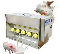 Mangeoire À Lait for Porcelets, Sucette Double Face (10/14 Bits), Thermostatique Automatique, Avec Pompe D'agitation À Circulation, for Nourrir Le Lait, L'eau Chaude, Les Aliments Secs(10-bit)