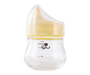 Mangeoire à lait pour chiot avec tétons - Seringue néonatale pour sucer | Valve de pression sous vide avec embouts de rechange, régulateur de débit, outil d'hydratation doux pour hamster, eau, formule