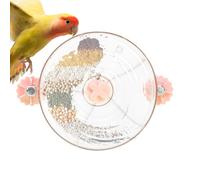 Mangeoire à nourriture pour oiseaux - Jouet d'entraînement coloré pour perruches | Roue d'alimentation pour perroquets et rongeurs pour conures, cacatoès, calopsittes, perruches, enrichissement