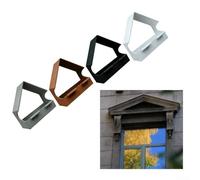 Mangeoire à oiseaux à base de PLA avec ouverture de remplissage ergonomique, permet un entretien pratique sans se détacher du verre (blanc)