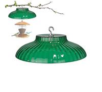 Mangeoire à oiseaux à déflecteur - Barrière robuste, écureuil extérieur, bouclier résistant aux intempéries, mangeoire à oiseaux de jardin à suspendre | Pour prévenir les interférences des animaux