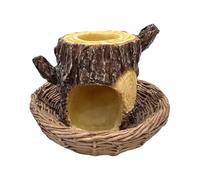 Mangeoire à oiseaux à l'épreuve des écureuils - Bol à oiseaux en forme de tronc d'arbre,Station d'alimentation pour oiseaux | Pour une utilisation sur la fenêtre du balcon terrasse jardin patio et